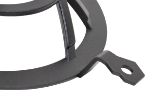 Jeep Wrangler Unlimited Headlight Guard - Fishbone Offroad - Aluminum - Black - `18-`27